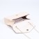 Bag-clate on magnet, beige color