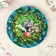 The plate of the candy "Beloved Mom", 19.5x19.5 cm
