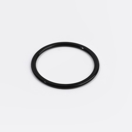 Step ring, metal, 25 mm, 20 pcs, black color-1