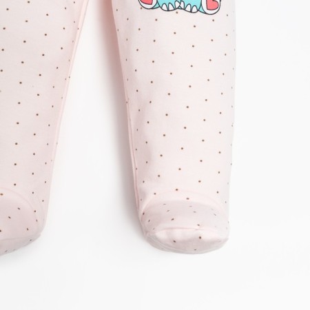 Children's sliders, pink/dragon color, height 80 cm-1