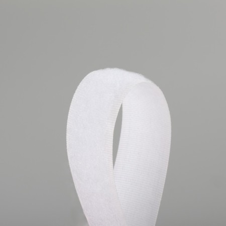 Velcro "loop", 20 mm × 25 ± 1 m, white color-4