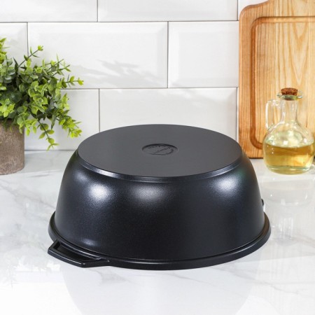Frying "Tradition", 4 l, d = 28 cm, h = 11 cm, aluminum cover, anti -stick coating, black color-2