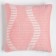 Pillowcase decorative Ethel "Waves" color pink 40x40 cm, 100% cotton
