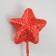 Decor for creativity "Asterisk" length 25 mm, red