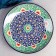 Largan Rishtan ceramics, 41cm, blue-green,
