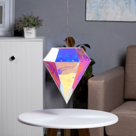 LED figure "Diamond" 25 × 30 × 25 cm, plastic, 220 V, glow of white-1