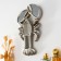 Panel interior polystone "Mirror Cancer" silver 14x3x25 cm