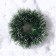 Decor "New Year's Wreath", set of 3 pcs., Size 1 pc. -3 cm, dark green color