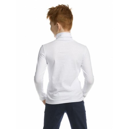 Turtleneck for a boy Pelican, height 122 cm, white color-1