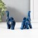 Souvenir Polystone "Blue Elephant" set 2 pcs 3x8x8.5 cm