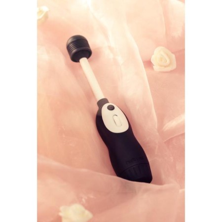 Vibration massager Lafree Denma, ABS plastic, black color, 20.4 cm-12