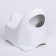 Children's pot "Rabbits", white color
