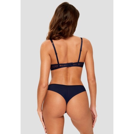 Women's bra, size 80b, dark blue color-4