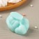 Silicone Mold "Bunny Back", 6 × 4.1 × 3.6 cm, Biryuzovoy color