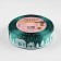 Satin tape "houses", 25 mm, 23 ± 1 m, green color No. 56