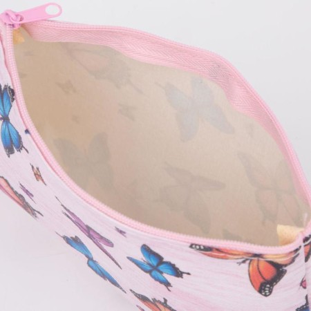 Lightning cosmetic bag, light pink color-2