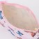 Lightning cosmetic bag, light pink color