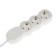 Extension cord Luazon Lighting Eco, 3 sockets, 6 m, 10 A, 2200 W, PVS 3x0.75 mm2, with salary, white