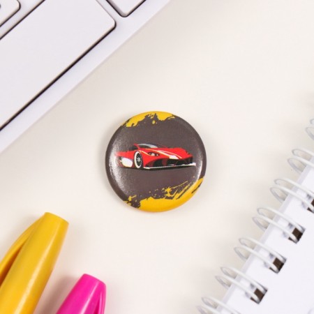 Icons sunset set 3 pcs d = 25 mm "Racing" 7x7 cm-3