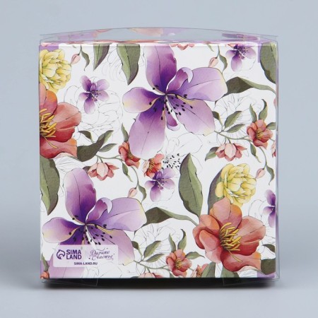 Bearbox, confectionery packaging with PVC lid, with love, 10.5 x 10.5 x 3 cm-5