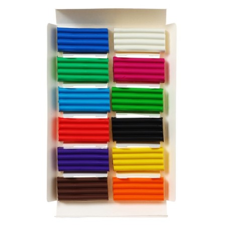 Calligrata plasticine, 12 colors, 180 g-3