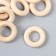 Wooden rings d = 25 mm (set 11 pcs) without coating