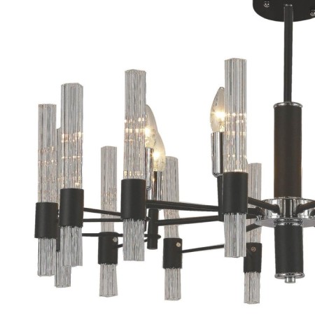 Supreme chandelier, 8x40W E14, black color-2