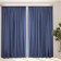 Set of curtains "Canvas", size 200x270 cm, 2 pcs, blue color