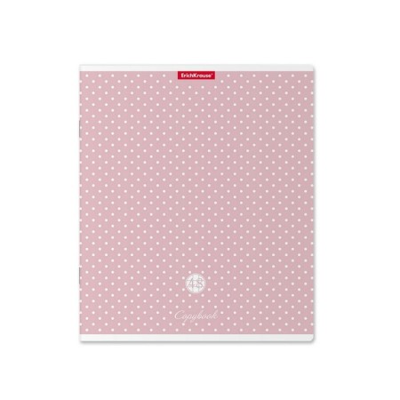 Notebook of 48 sheets in a cage, Erichkrause "Dots", cover coated cardboard, selective UV-lak, an offset block 100% white, mix-6