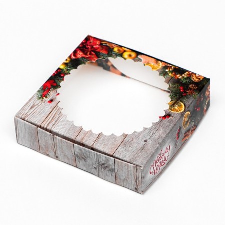 Box "New Year's aroma" 11.5 x 11.5 x 3.2 cm-5