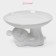 Ceramic dish for the supply of the Mishka Otto, 20.5 × 11.5 cm, white color