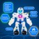 Robot Radio -controlled "Dancer", light and sound effects, works on batteries, MIX color