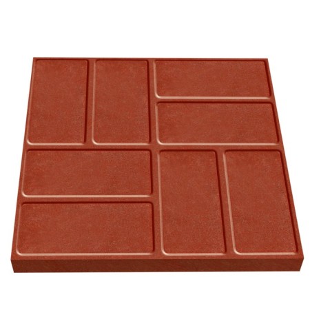 Плитка ППК тротуарная, 25 × 25 × 2 см, терракот, «Универсальная»-1