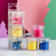 Set of small scenes for the decor of the nails Winter Mood, 3 colors of 18.1 g