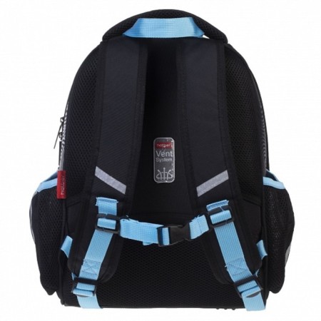 Frame backpack 35 x 27 x 15 cm, Hatber ergonomic mini "Football" Blue NRK_86053-4