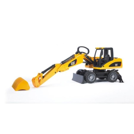 Wheel excavator CAT with dump-2