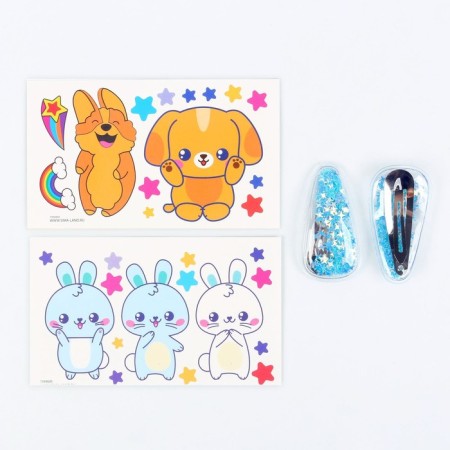 Set with tattoos transfers "Bunny"-2