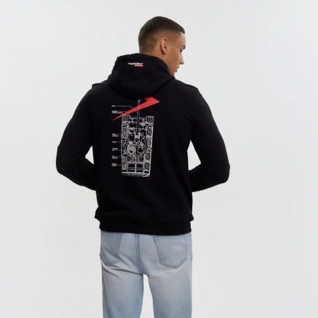Hoody President Russian Power, Size S, Black Color-2