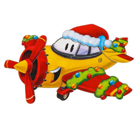 New Year's puzzle "New Year! Gift aircraft "-6
