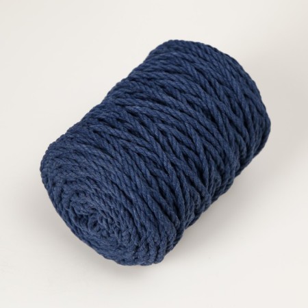 Knitting cord 80% cotton, 20% polyester twisted 3 mm, 185g/45m, 14-ginging-1