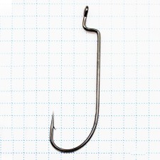 Крючок KOI O'SHAUGHNESSY WORM , размер 50 INT, цвет BN, офсетный 10 шт.