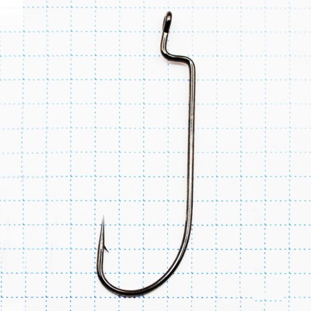 The hook KOI O’Haughnessy Worm, size 50 int, BN color, offset 10 pcs.