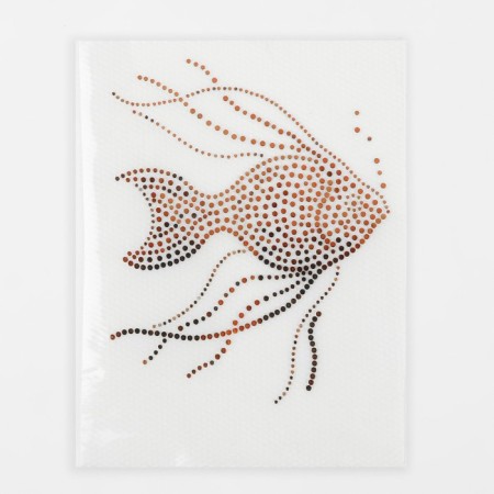 Thermal appliance "Golden Fish", with sequins, 6 × 7.5 cm, chameleon color-1