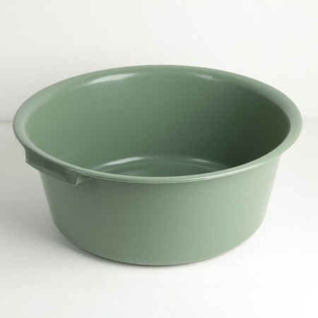 Round household basin "Economy", 15 l, color mix-3