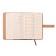 Organizer A5, with a header, 100 sheets in a ruler, PVC cover, black