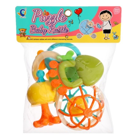 A set of rattles with teeth teeth, 5 items-9