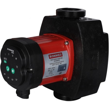 Circulation pump Rommer Erti 32/40-180, 22 watts, pressure 4 m, 3 l/min, nuts, heat insulator