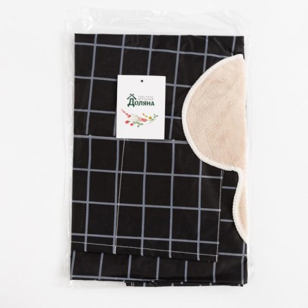 Apron of the Dolyana with pockets in a cage cent, 70*65 cm, 100% p/e-7