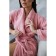 Frequency bathrobe, size 52, Terracotta color