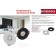 Lamp Built -in era KL83, IP20, 50W, 95x21 mm, black color black